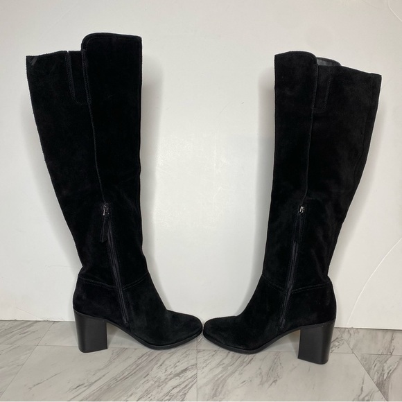 Naturalizer Kyrie Black Suede Tall Boot 8 1/2 M - Picture 6 of 16